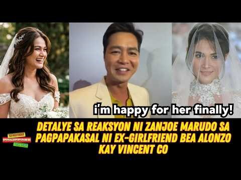 Detalye sa REAKSYON ni Zanjoe Marudo sa pagpapakasal ni Ex-GF Bea Alonzo kay Vincent Co