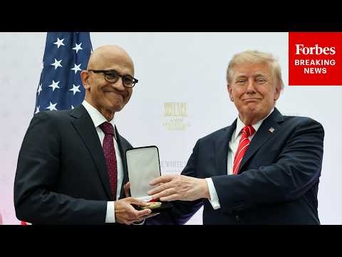 'A Key Figure In The Transformation Of Microsoft': Trump Awards Satya Nadella With Innovation Medal