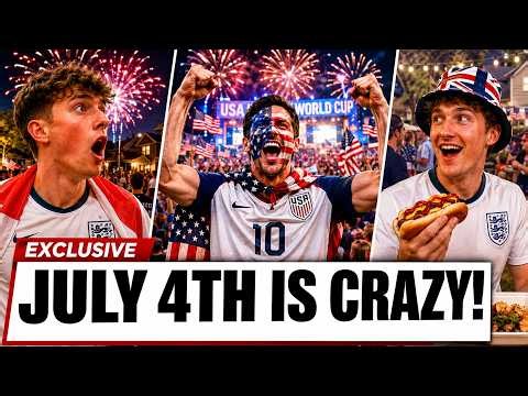 World Cup Fans Experience America's 250th Birthday — And Can't Believe It's Real
