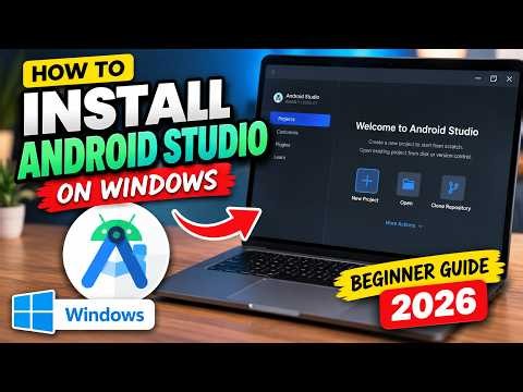 Install Android Studio in 4 Minutes! Beginner's Guide