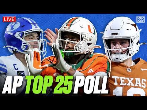 🚨 New CFB AP Top 25 Poll | Texas & Utah Up Big, BYU Drops, Huge Movement in Latest Rankings