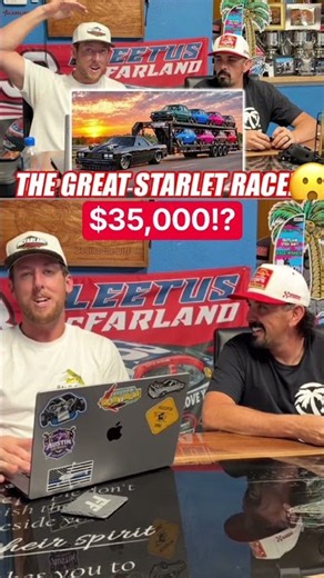 Mullet takes on the fastest in the world! #cleetusmcfarland #racing #shorts