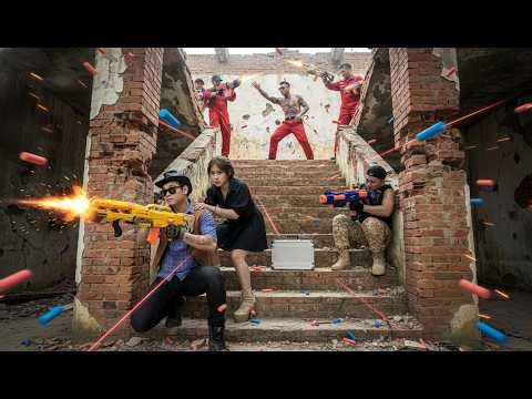 Nerf Gun War : Hero SEAL X Outplays Crimson Claw Cartel In Abandoned Base Crime Blaster Battle