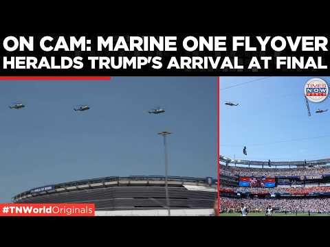 WATCH: Trump Arrives Via Marine One Ahead Of World Cup Final | World Cup Final 2026 |Times Now World