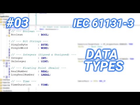 PLC Data Types Explained: BOOL, INT, REAL, TIME & More | IEC 61131-3 Tutorial #03