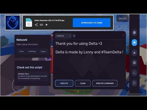 [New Update] Delta Executor iOS v716.875 IPA For iPhone & iPad | Roblox iOS Executor 2026
