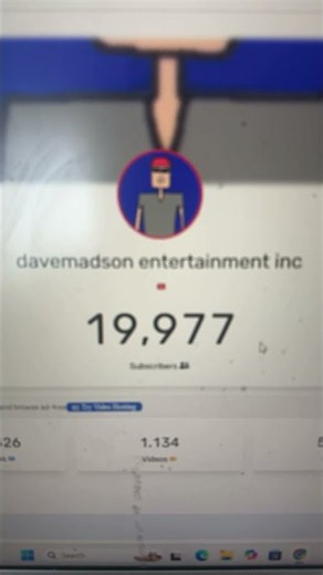 ‪@davemadson‬ hits 20,000 subscribers!