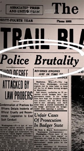 Released on January 7, 1931, the Wickersham Commission's report on crime and policing exposed the widespread use of the "third degree"—but what does that term actually mean? | American Experience | PBS