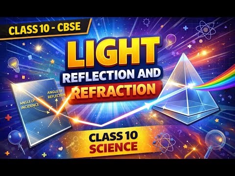 Light – Reflection and Refraction l Lecture 6 | Class 10 | Science | CBSE | Free Education