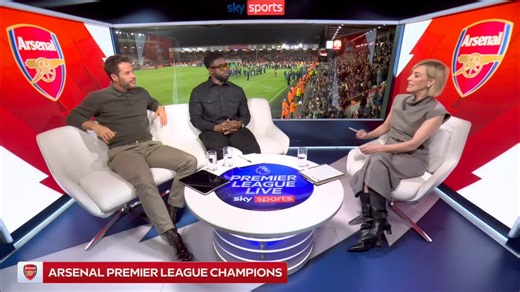 "I'd have loved to win a few titles playing ugly!"Jamie Redknapp and Micah Richards on Arsenal finally getting over the line in the Premier League! 💪🏆