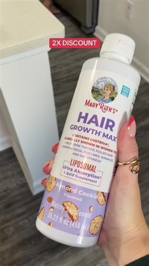 MaryRuth’s Hair Growth Liquid Supplement is a popular addition to everyday beauty and wellness routines. This vegan liquid formula is easy to take and designed to fit seamlessly into a daily self-care lifestyle. Ideal for those looking to maintain a consistent hair care routine alongside overall wellness habits. Made by MaryRuth’s, a trusted brand known for clean, thoughtfully crafted supplements. Perfect for TikTok Shop shoppers searching for MaryRuth’s hair growth, liquid vitamins, vegan suppl