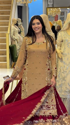 DONT MISS END😂 BEAUTIFUL NEW DRESS🫠❤️ #wedding #fyp #viral