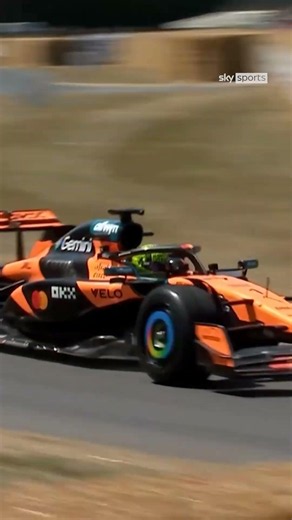 The McLaren MCL60 in action at Goodwood! 🟠