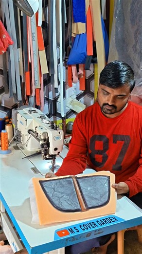 Car Seat Cover Design Stitching Tutorial | Foam Seat Cover Kaise Banaye Step by Step 🔥