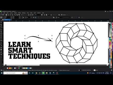 Coreldraw Tutorial: 3D Geometric Logo Design Tips & Tricks with Ahsan Sabri