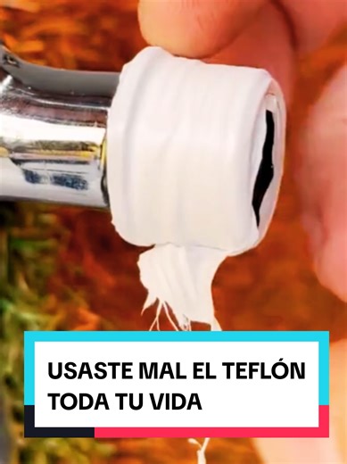 Muchos problemas de fugas no se deben a la instalación, sino a un mal uso de la cinta de teflón. Este método mejora el sellado, evita pérdidas y ahorra tiempo y dinero. Mirá el video completo y contame si te sirvió. #Teflon #TrucoDePlomeria #SinFugas #Plomeria #Hogar