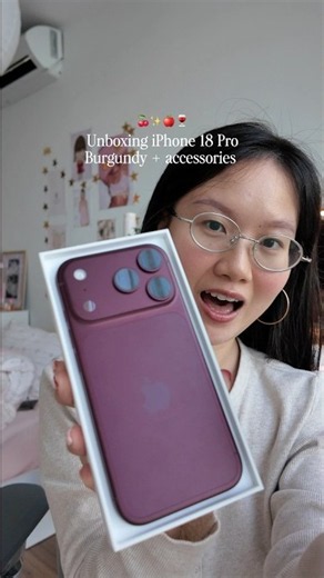 iPhone 18 Pro Unboxing + My College Charging Setup 🍒📚