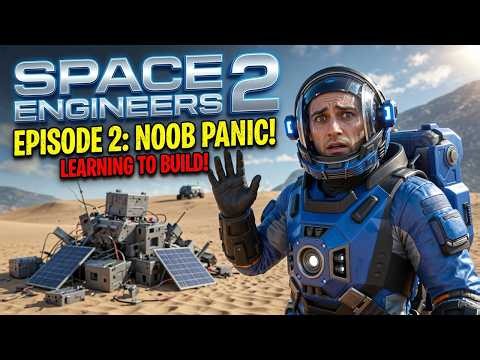 Space Engineers 2 Classic Survival Ep. 2 - Learning to Build My First Base