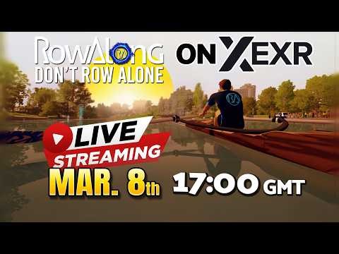 Row with Me LIVE: 30 Minute Group Workout (17:00 GMT) | Mar 8 - Here and on EXR