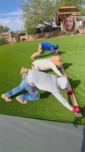 Is This The Best Way To Level Artificial Grass? 🤔 #lawn #gardening
