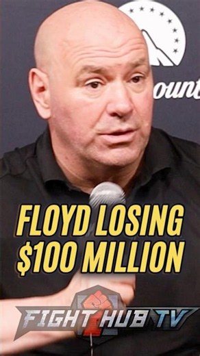 Dana White wants to HELP Mayweather after losing $170M