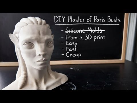 Make Plaster Statues from 3D Prints — No Silicone Required