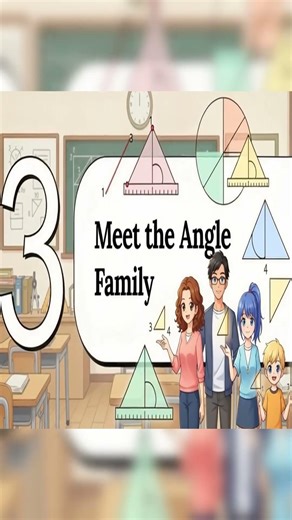 Meet the Angle Family: From "A Cute" Little Angles to the Perfect Right Corner | Sciverse Math