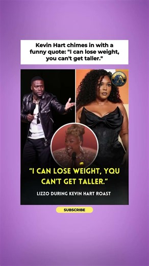 Lizzo's Savage Weight And Height Clapback At Kevin Hart #KevinHart #Roast #shorts