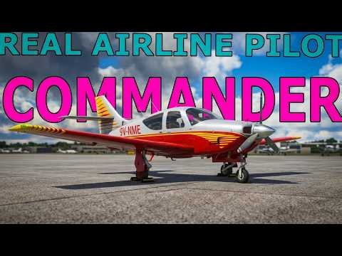 The Coolest GA Plane! Black Square Rockwell Commander 114 for MSFS with a Real Pilot