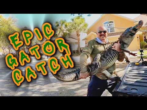 BIG Alligator EXPLODES After I Hook Him‼️ | EPIC Alligator Catch 🐊
