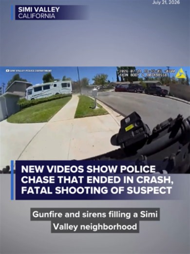(9/4/26) Newly released body camera videos show a Simi Valley police chase that ended in a violent crash and a shooting that left a domestic violence suspect dead. It all unfolded on July 21. Read more at the link.