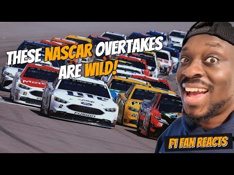 F1 Fan Reacts to Incredible NASCAR Overtakes