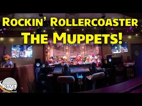 Rockin' Rollercoaster Starring The Muppets! - Full Preshow & Ride!