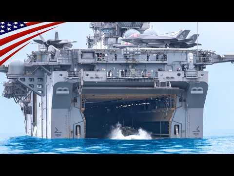 F-35Bs & ACVs in Action – America’s Powerful Amphibious Assault Ship
