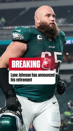 Lane Johnson announces his mid-season retirement after 14 years with the Eagles #eagles #hqsocial
