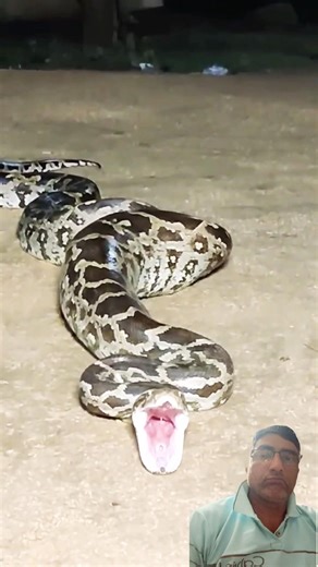 Indian rock python 🐍 🤮 vomiting/#python /#viral /#ytshorts /#shortvideo /#animals