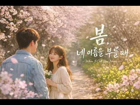 Spring, When I Call Your Name 🌸 | Soft Korean Love Song (First Love Vibes)