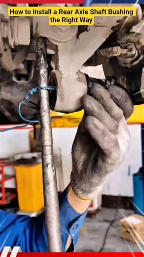 ​How to Install a Rear Axle Shaft Bushing the Right Way #shorts #mechanic