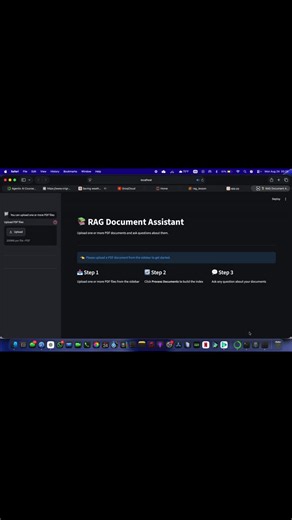 RAG Document Assistant with Python and Streamlit | Gabriel Onyeiwu posted on the topic | LinkedIn