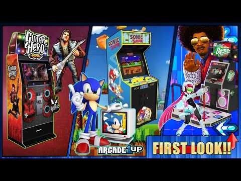 New Arcade1Up Predictions! DDR, Guitar Hero, & Sonic + Pinball FX Williams Vol 10 First Look