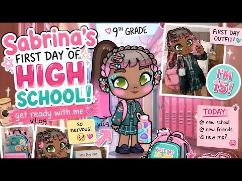 🎒✨ My FIRST DAY of HIGH SCHOOL! | GRWM Freshman Vlog 💖