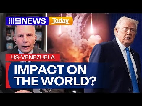 What does the US capture of the President of Venezuela mean for the world? | 9 News Australia