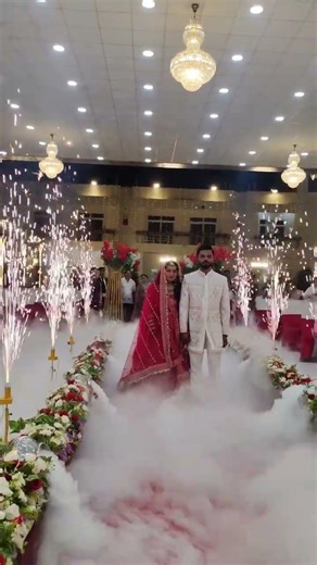 Wedding Stage Couple Entry 😍🌹 | Bride Groom Special Moment