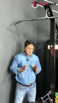 Lat Pull Down With Row – Full Back Workout | Panther Series by Alina Sports #gymequipment #gymsetup