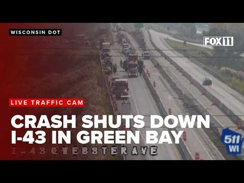 Crash shuts down I-43 near Leo Frigo Bridge