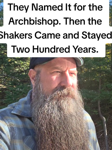They Named It for the Archbishop. Then the Shakers Came and Stayed Two Hundred Years. Shaker ground. High ridge. #CanterburyNH #NewHampshire #GraniteWhispers #Canterbury #WelcomeToNH Number 36
