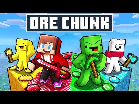 Mikey and JJ Maizen: ORE CHUNK Surrvival - Minecraft