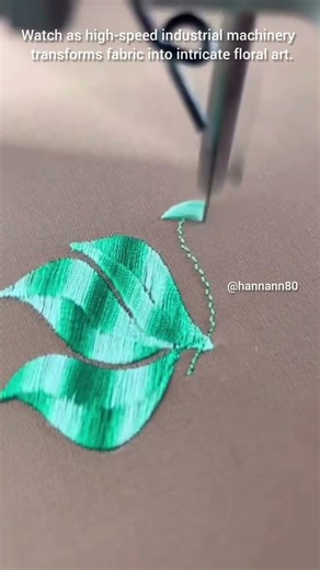 Check out the machine embroidery process for our latest custom swimwear drop