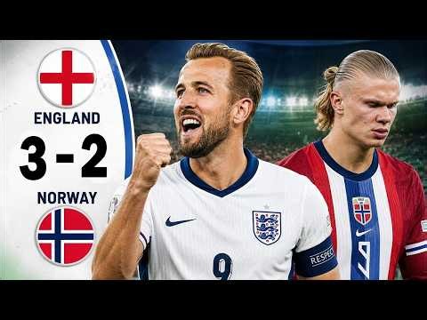 England vs Norway Highlights | England's 3-2 Dominant Win! Harry Kane Goal & All Match Highlights