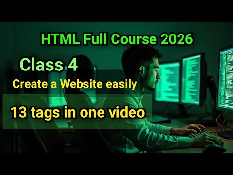 HTML5 Full Course Tags & Attributes Explained | Class 4: Website ka Structure (Hindi)